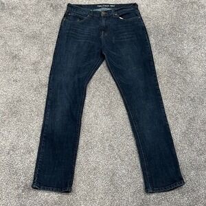 Nautica Jeans Womens 20 Skinny Stretch Denim Blue Dark Wash Casual Pants 30x28